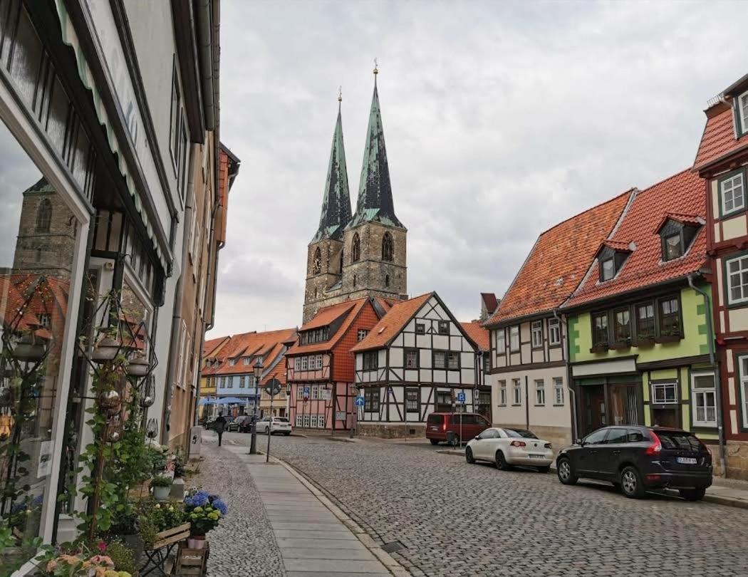 Am Mathildenbrunnen Klein Apartment Quedlinburg Exterior foto